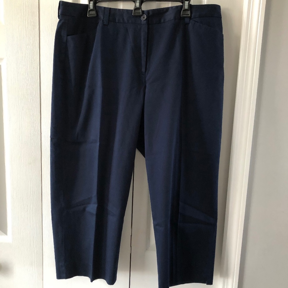 JONES NEW YORK NAVY CAPRI, 16W, VGUC